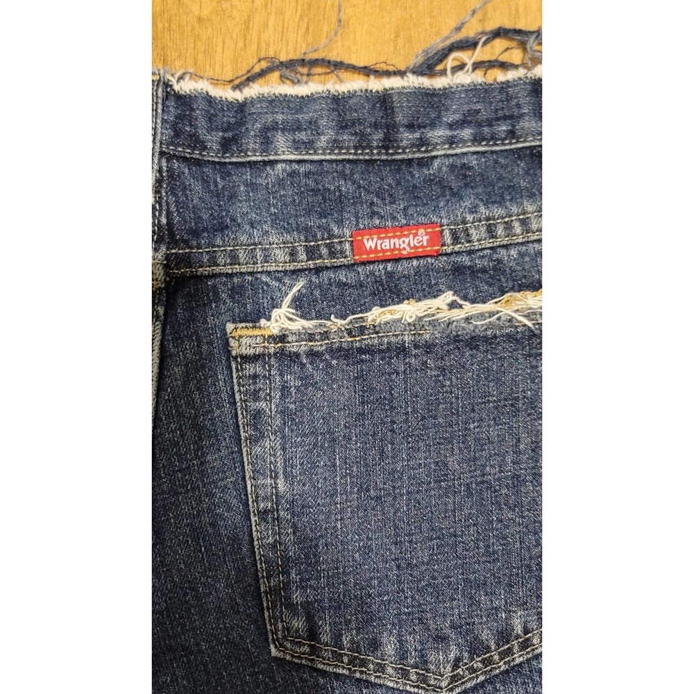 Wrangler High Waisted Distressed Cutoff Denim Shorts - Picture 4 of 5